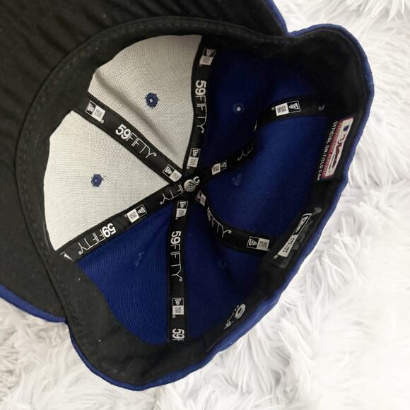 NEW ERA | MLB Baseball LA Dodgers Los Angeles Cap Men Blue Hat | Size 6-7/8 - Picture 2 of 5